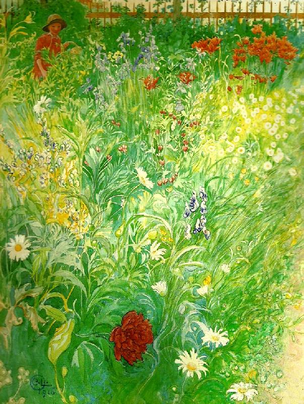 Carl Larsson blommor-sommarblommor